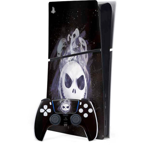 Disney The Nightmare Before Christmas Jack Skellington Face Art PlayStation PS5 Skins