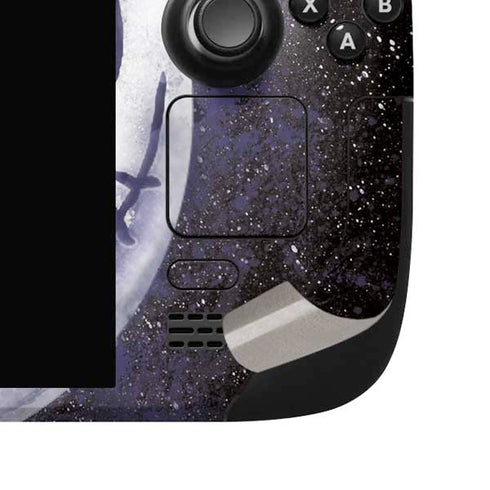 Disney The Nightmare Before Christmas Jack Skellington Face Art Steam Deck Handheld Gaming Computer OLED Skin