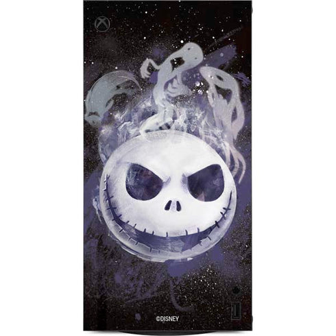 Disney The Nightmare Before Christmas Jack Skellington Face Art XBox Series X Digital Edition Console Skin