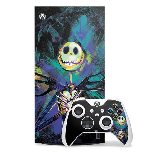 Disney The Nightmare Before Christmas Jack Skellington Art Xbox Series X Skins