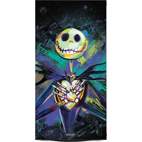 Disney The Nightmare Before Christmas Jack Skellington Art XBox Series X Digital Edition Console Skin