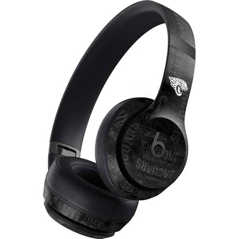 NFL Jacksonville Jaguars Black & White Beats Studio Pro Wireless Headphones Skin