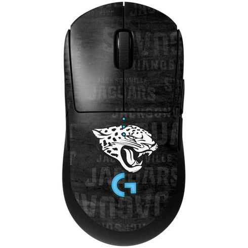 NFL Jacksonville Jaguars Black & White G Pro Wireless Gaming Mouse Skin