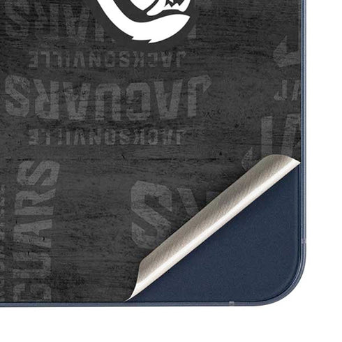 NFL Jacksonville Jaguars Black & White Galaxy A35 5G Skin