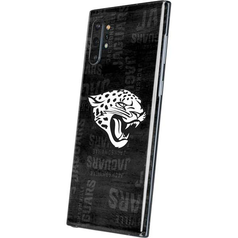 NFL Jacksonville Jaguars Black & White Galaxy Note 10 Plus Skin