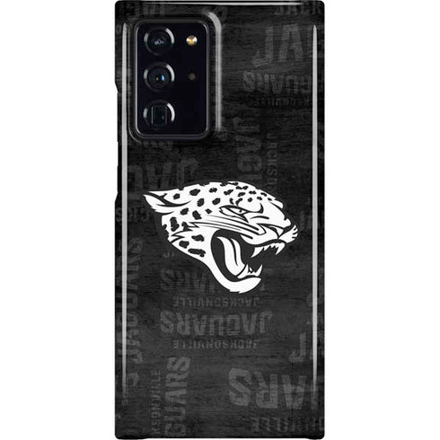 NFL Jacksonville Jaguars Black & White Galaxy Cases