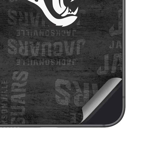 NFL Jacksonville Jaguars Black & White Galaxy S24 Plus Skin
