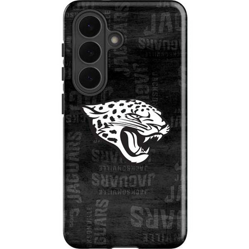 NFL Jacksonville Jaguars Black & White Galaxy S26 Plus Impact Case