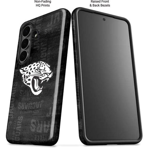 NFL Jacksonville Jaguars Black & White Galaxy S26 Plus Impact Case