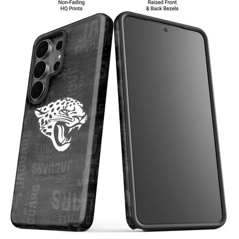 NFL Jacksonville Jaguars Black & White Galaxy S26 Ultra Impact Case