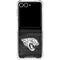 NFL Jacksonville Jaguars Black & White Galaxy Z Flip7 Clear Case