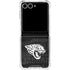 NFL Jacksonville Jaguars Black & White Galaxy Z Flip7 Clear Case