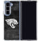NFL Jacksonville Jaguars Black & White Galaxy Z Fold5 5G Clear Case