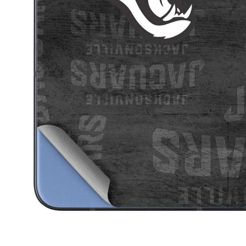 NFL Jacksonville Jaguars Black & White Galaxy Z Fold5 5G Skin