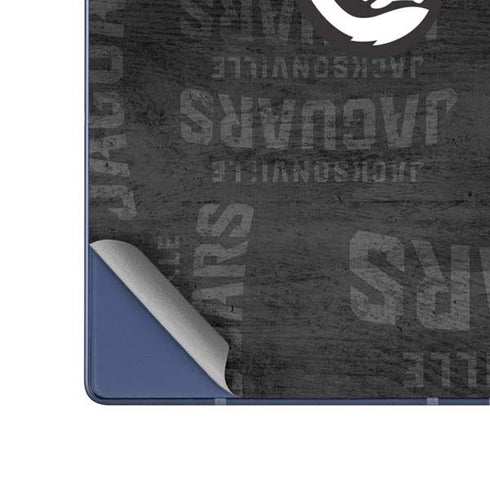 NFL Jacksonville Jaguars Black & White Galaxy Z Fold6 Skin