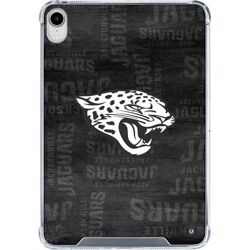 NFL Jacksonville Jaguars Black & White iPad 11th Gen (2025) Clear Case