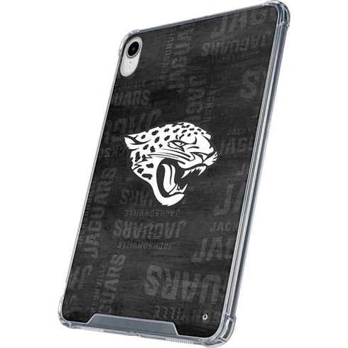 NFL Jacksonville Jaguars Black & White iPad 11th Gen (2025) Clear Case