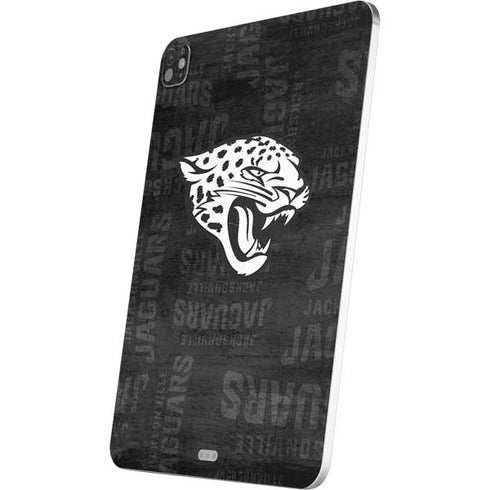 NFL Jacksonville Jaguars Black & White iPad Pro 13in M4 (2024) Skin