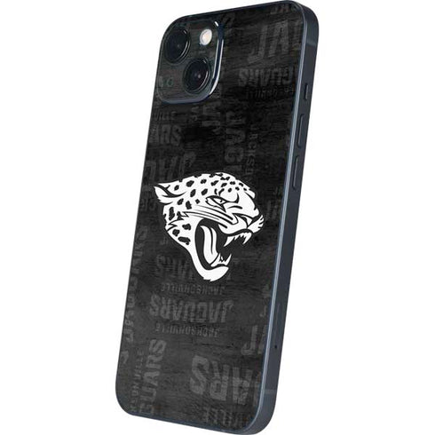 NFL Jacksonville Jaguars Black & White iPhone 15 Skin