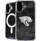 NFL Jacksonville Jaguars Black & White iPhone 16 MagSafe Case