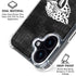 NFL Jacksonville Jaguars Black & White iPhone 16 MagSafe Case