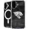 NFL Jacksonville Jaguars Black & White iPhone 16 Plus MagSafe Case