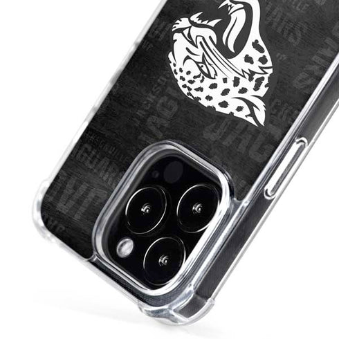NFL Jacksonville Jaguars Black & White iPhone 16 Pro MagSafe Case