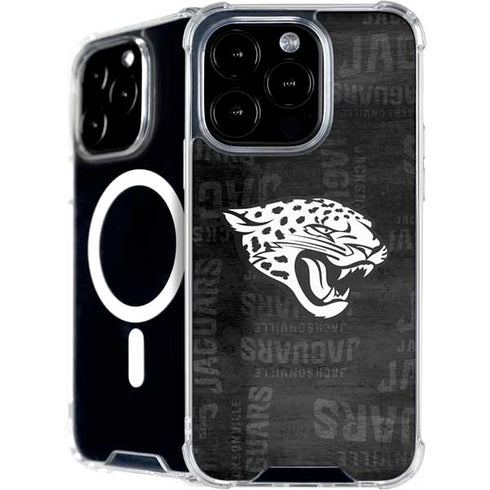 NFL Jacksonville Jaguars Black & White iPhone 16 Pro Max MagSafe Case