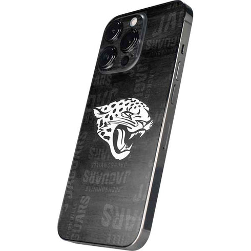 NFL Jacksonville Jaguars Black & White iPhone 16 Pro Max Skin