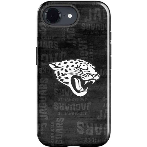 NFL Jacksonville Jaguars Black & White iPhone 16e Impact Case