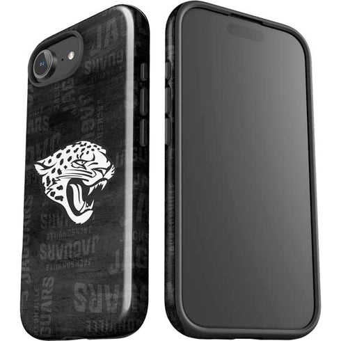 NFL Jacksonville Jaguars Black & White iPhone 16e Impact Case