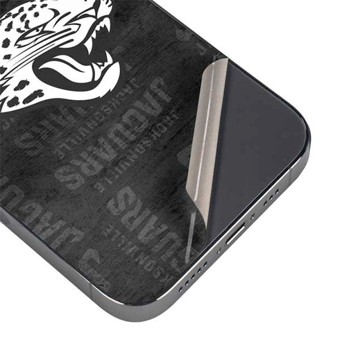 NFL Jacksonville Jaguars Black & White iPhone 16e Skin