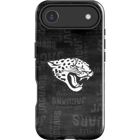 NFL Jacksonville Jaguars Black & White iPhone 17 Air Impact Case