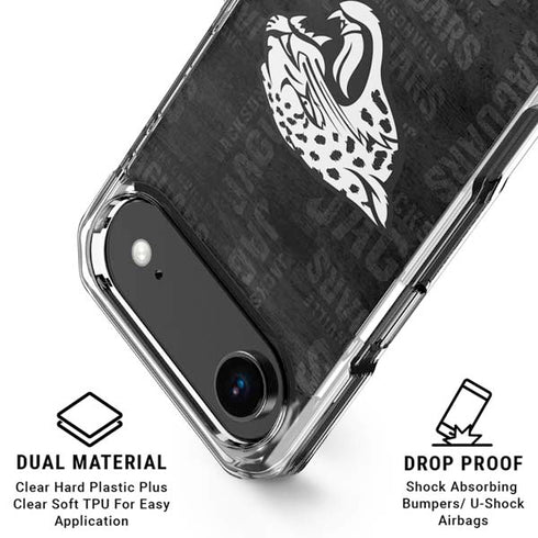 NFL Jacksonville Jaguars Black & White iPhone 17 Air MagSafe Case