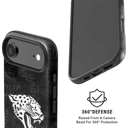 NFL Jacksonville Jaguars Black & White iPhone 17 Air Magsafe Impact Case