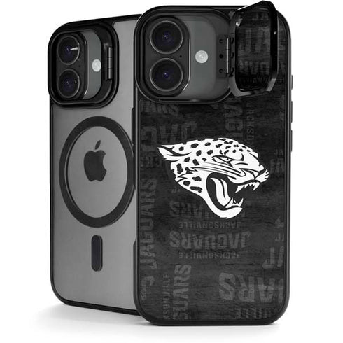 NFL Jacksonville Jaguars Black & White iPhone 17 Kickstand Case