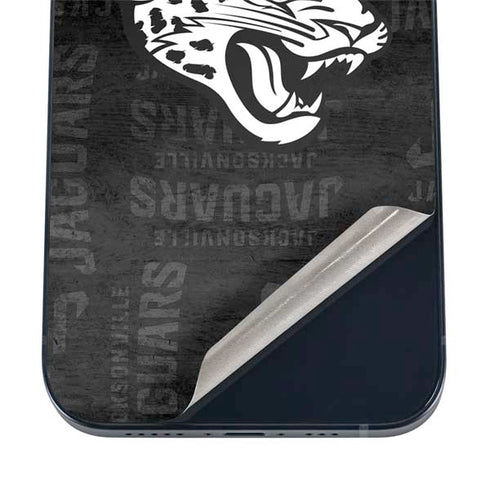 NFL Jacksonville Jaguars Black & White iPhone 17 Pro Max Skin