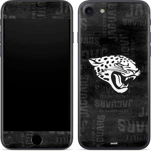 NFL Jacksonville Jaguars Black & White iPhone 8 Skin