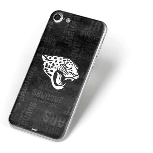 NFL Jacksonville Jaguars Black & White iPhone 8 Skin