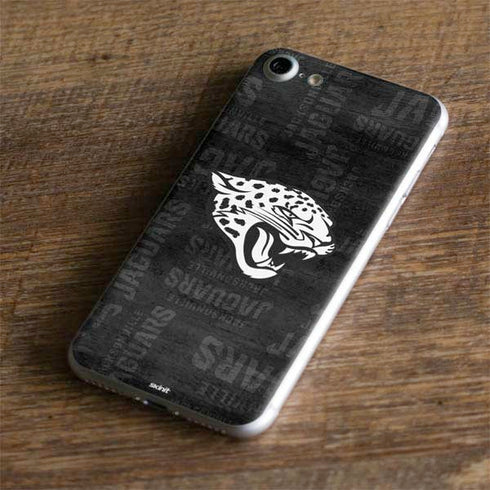 NFL Jacksonville Jaguars Black & White iPhone 8 Skin