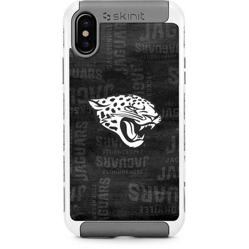 NFL Jacksonville Jaguars Black & White iPhone Cases