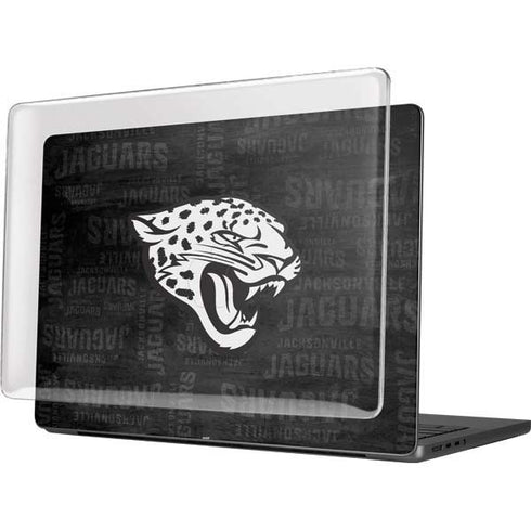 NFL Jacksonville Jaguars Black & White MacBook Pro 14in (2021-24) Case plus Skin