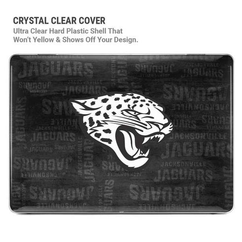 NFL Jacksonville Jaguars Black & White MacBook Pro 14in (2021-24) Case plus Skin
