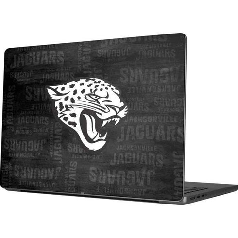 NFL Jacksonville Jaguars Black & White Apple MacBook Pro 14-inch Skin