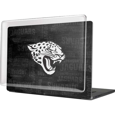 NFL Jacksonville Jaguars Black & White MacBook Cases
