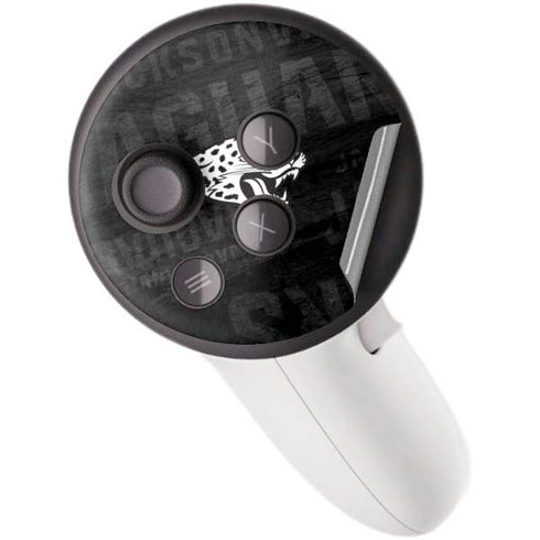 NFL Jacksonville Jaguars Black & White Meta Quest 3S Skin