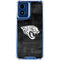 NFL Jacksonville Jaguars Black & White Moto G 5G (2024) Clear Case