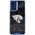 NFL Jacksonville Jaguars Black & White Moto G 5G (2024) Clear Case
