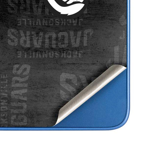 NFL Jacksonville Jaguars Black & White Moto G Play 4G (2024) Skin