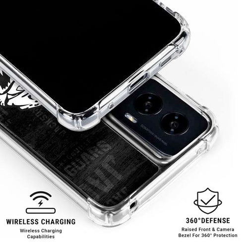 NFL Jacksonville Jaguars Black & White Moto G Power 5G (2024) Clear Case